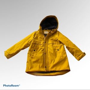 Zara Kids Yellow Raincoat-Size 7